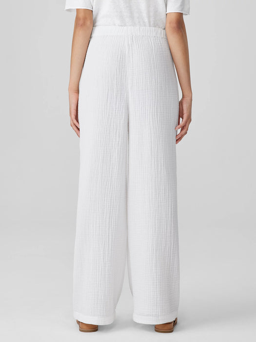 Organic Cotton Lofty Gauze Straight Pant
