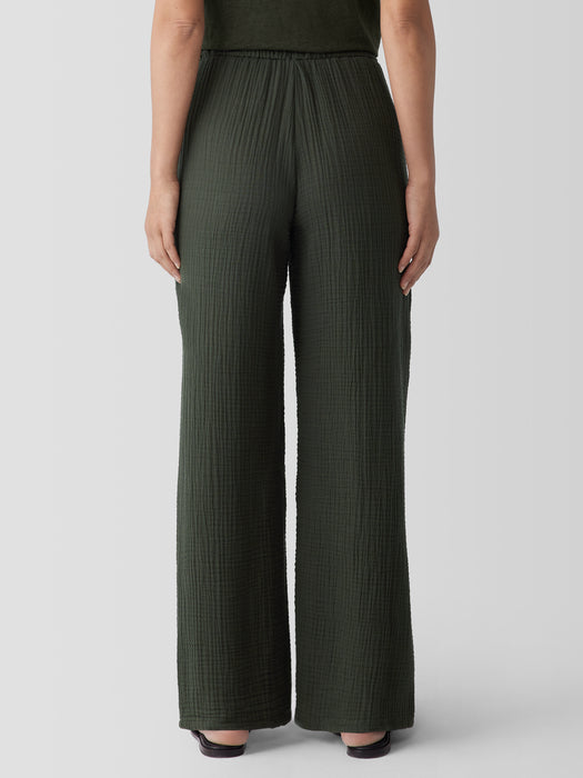 Organic Cotton Lofty Gauze Straight Pant