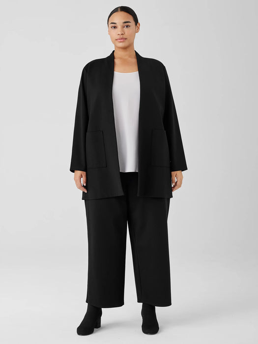 Washable Flex Ponte High Collar Jacket