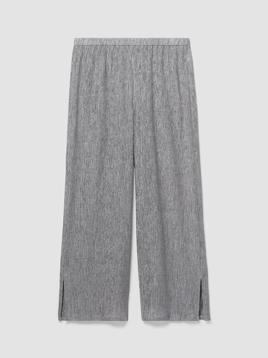 Woven Pliss&eacute; Wide-Leg Pant