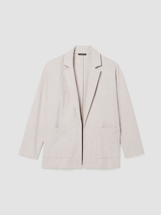 Organic Cotton Tweed Blazer