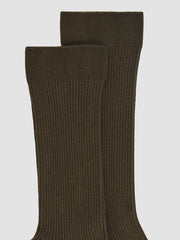 Ribbed Knit Trouser Sock