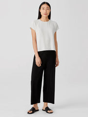 Silk Georgette Crepe Square Top