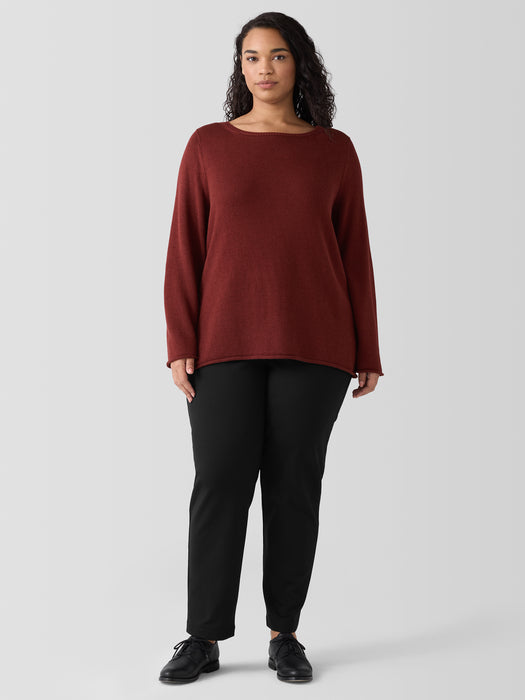 Peruvian Cotton Blend Bateau Neck Top