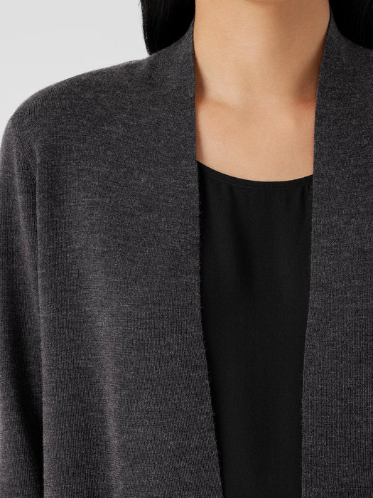 Fine Merino&nbsp;Cardigan in Regenerative Wool