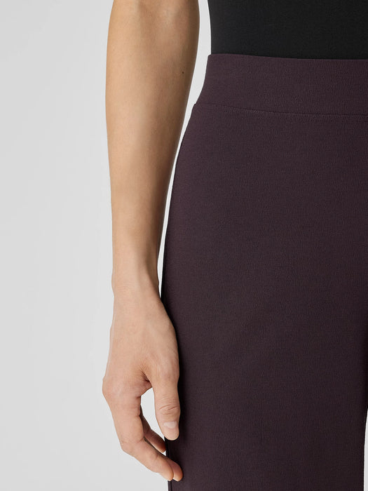 Washable Stretch Crepe Straight Pant