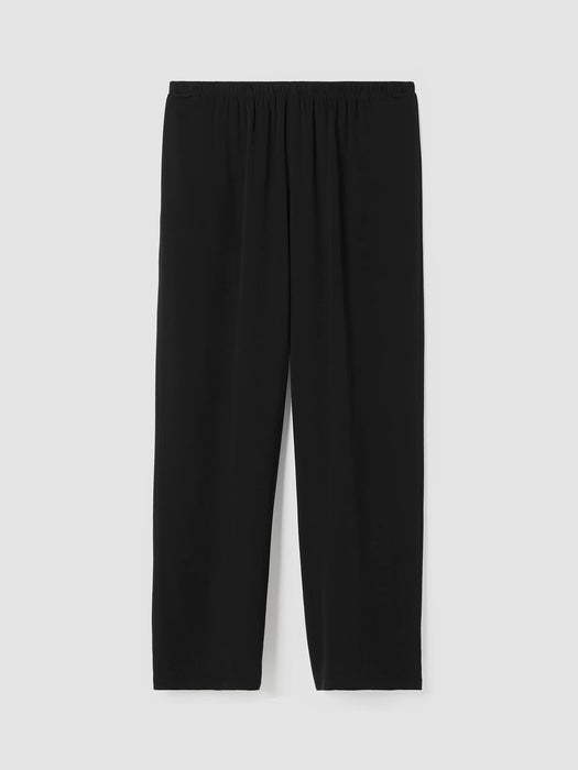 Silk Georgette Crepe Straight Pant