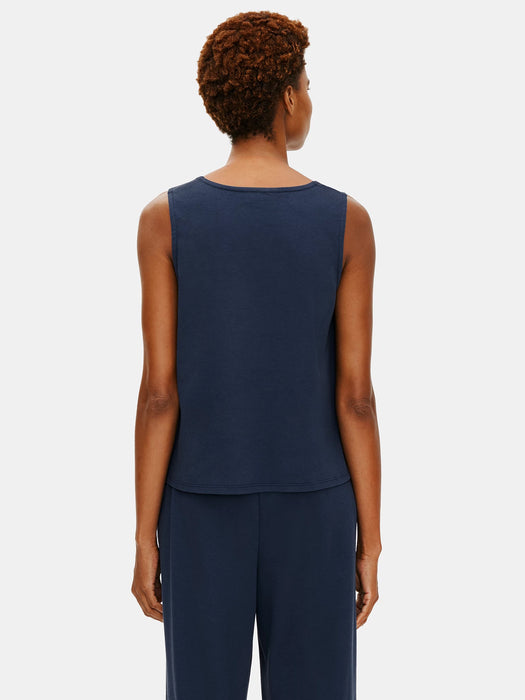 Organic Cotton Interlock U-Neck Sleep Tank
