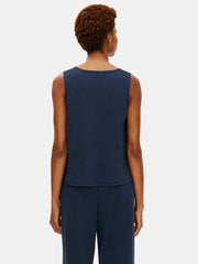 Organic Cotton Interlock U-Neck Sleep Tank