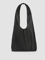 Textured Italian Leather Shopper Tote