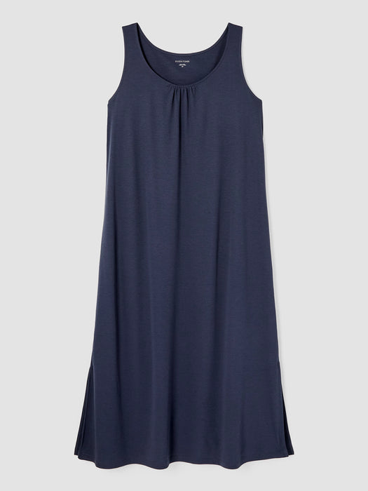 Organic Cotton Interlock Scoop Neck Sleep Dress