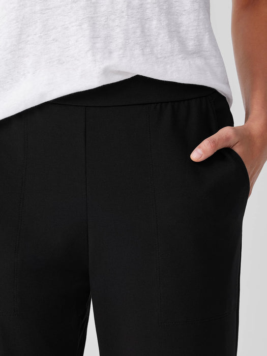 Pima Cotton Stretch Jersey Tapered Pant