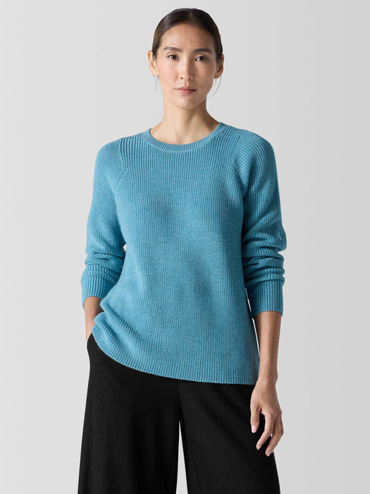 Merino Crew Neck Top in Regenerative Wool