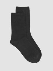 Cotton Waffle Crew Sock