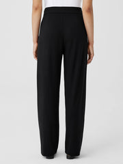 Stretch Jersey Knit Straight Pant