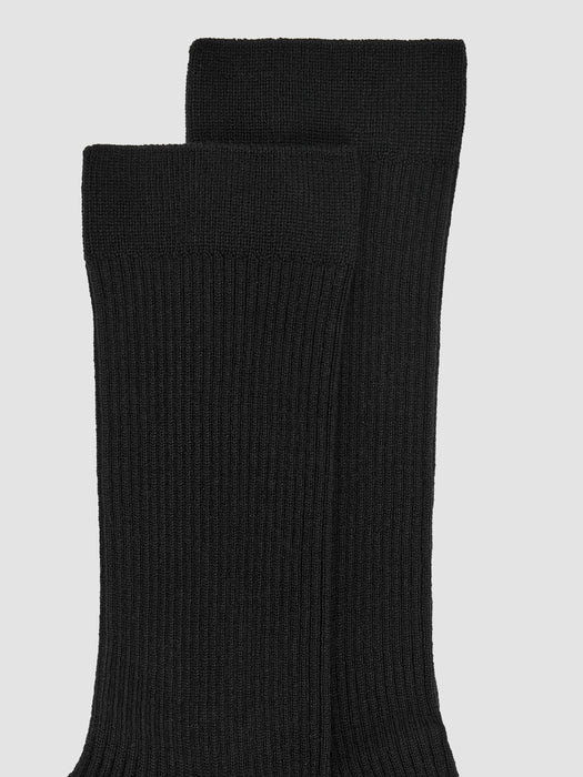 Ribbed Knit Trouser Sock