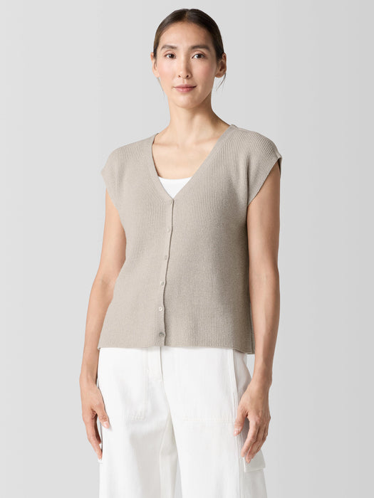 Peruvian Organic Cotton Crepe Vest