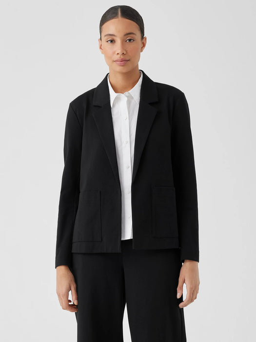 Cotton Ponte Blazer