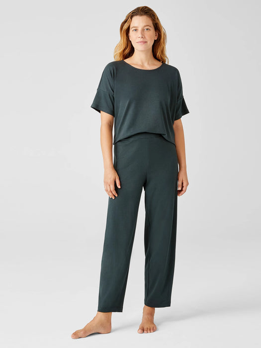 Organic Cotton Interlock Lantern Sleep Pant