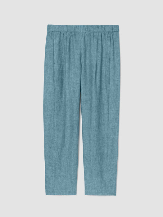 Washed Organic Linen D&eacute;lav&eacute; Lantern Pant