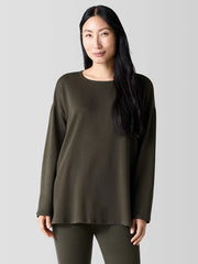Cozy Brushed Terry Hug Long Box-Top