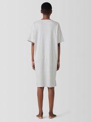 Striped Organic Cotton Interlock Sleep Dress