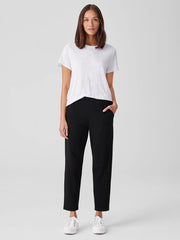 Pima Cotton Stretch Jersey Tapered Pant