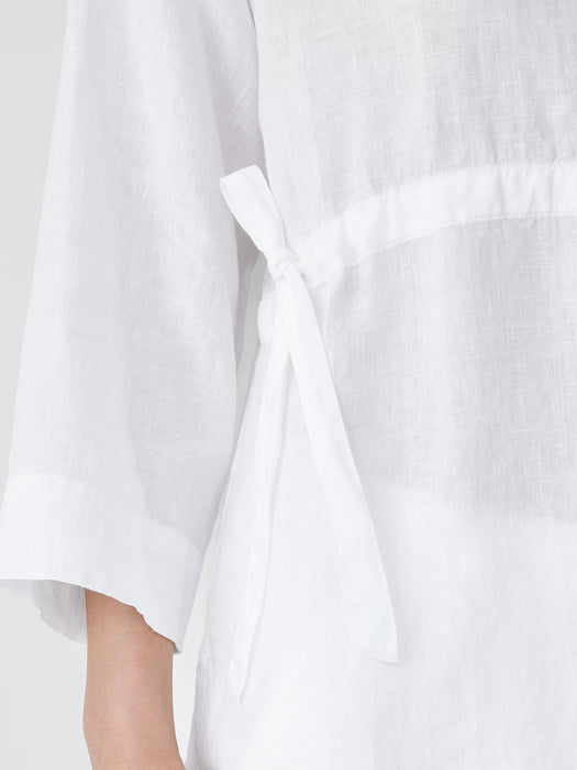 Handkerchief Linen Drawstring&nbsp;Top