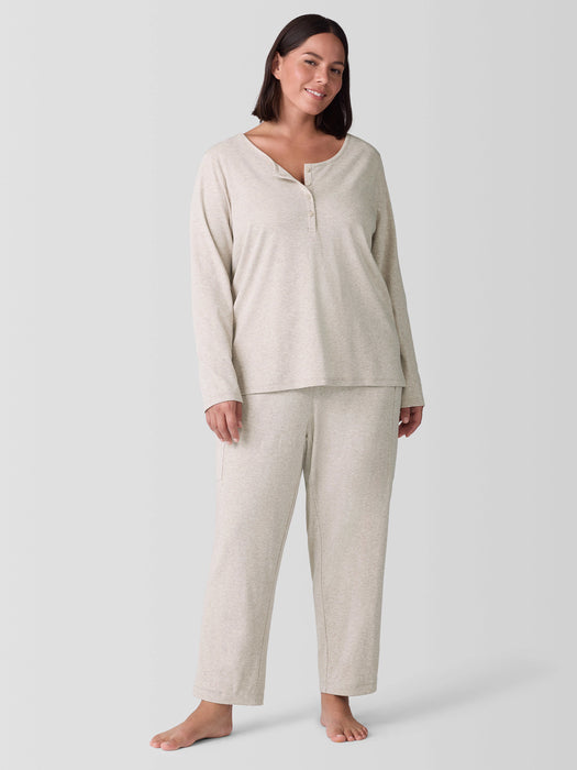 M&eacute;lange Organic Cotton Interlock Slouchy Sleep Pant