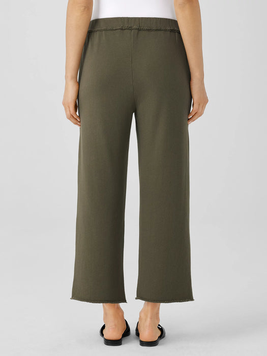 Lightweight Organic Cotton Terry Straight Pant