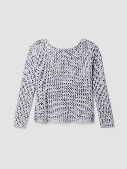 Peruvian Organic Cotton Cord Bateau Neck Top