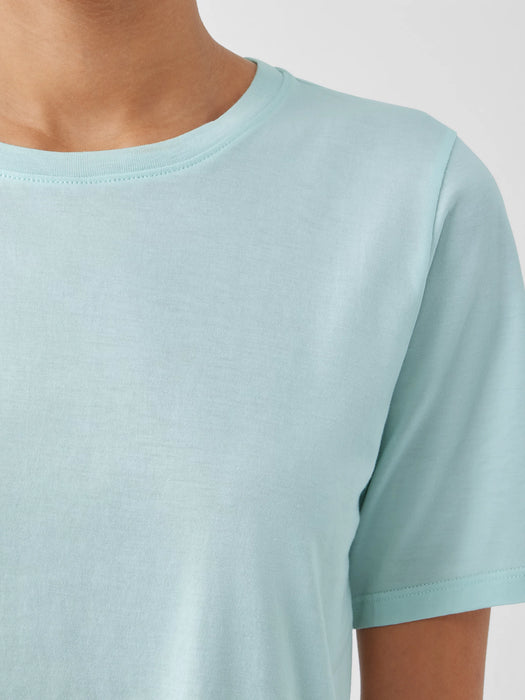 Organic Pima Cotton Jersey&nbsp;Round Neck Tee