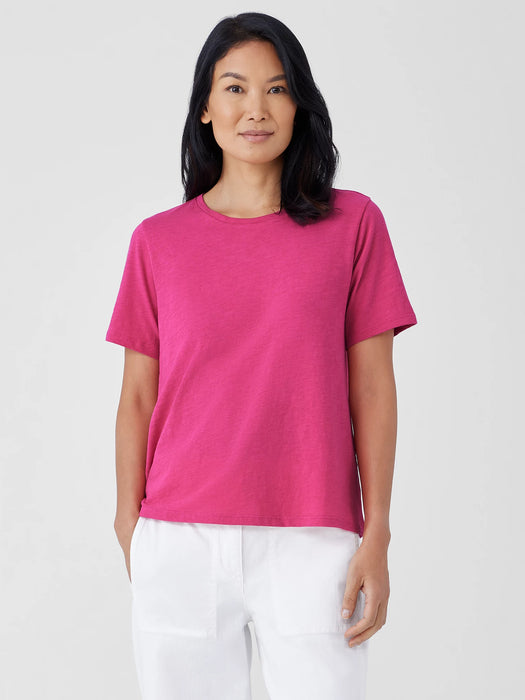 Organic Cotton Slubby Jersey Tee