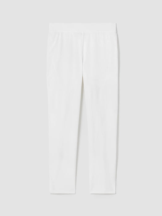 Washable Stretch Crepe Pant with Slits