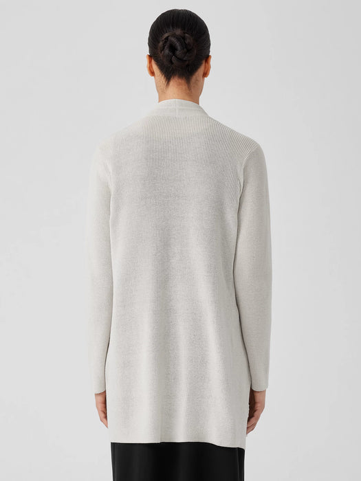 Peruvian Organic Cotton Crepe Cardigan