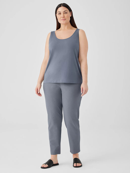 Stretch Silk Jersey&nbsp;Scoop Neck Tank