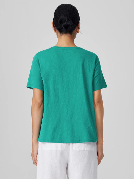 Organic Cotton Slubby Jersey Tee