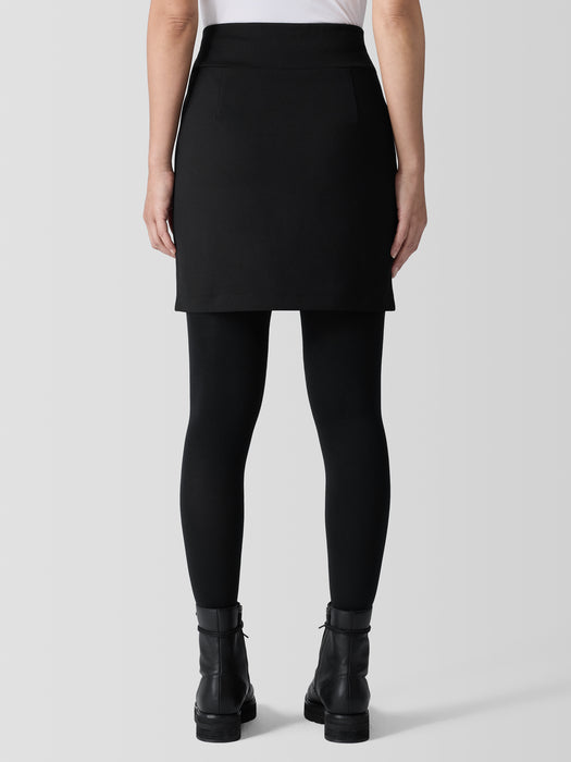 Washable Flex Ponte Mini Skirt