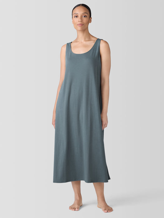 Organic Cotton Interlock Tank Sleep Dress