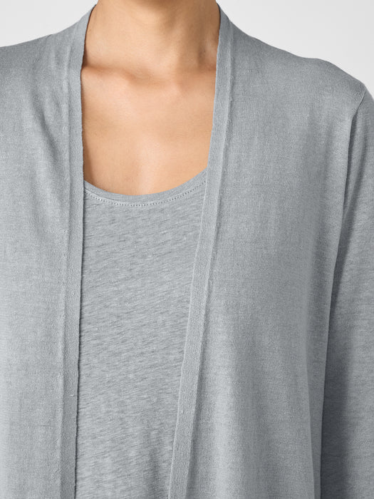 Organic Linen Cotton Long Cardigan