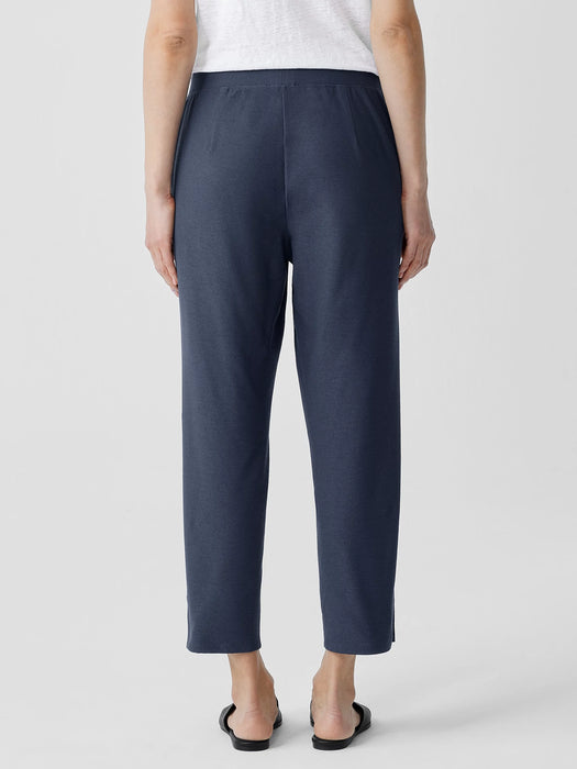 Washable Stretch Crepe Pant with Slits