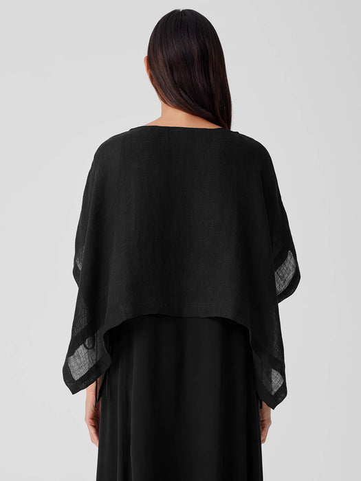 Linen Gauze Poncho