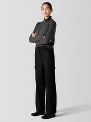 Felted Wool Jersey Cargo Pant in Regenerative Wool