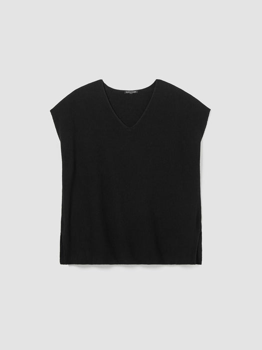 Organic Linen Cotton V-Neck Top
