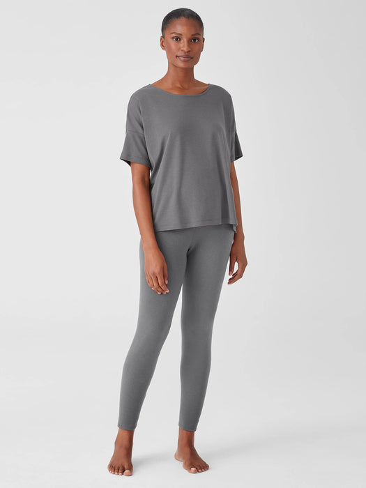 Cozy Brushed Terry Hug High-Waisted Sleep Leggings