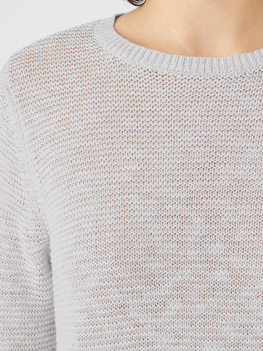 Organic Linen Cotton&nbsp;Crew Neck Top