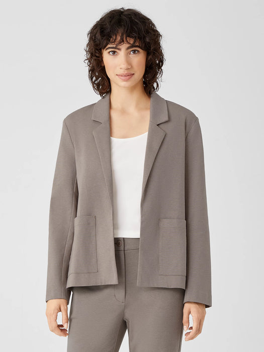 Cotton Ponte Blazer