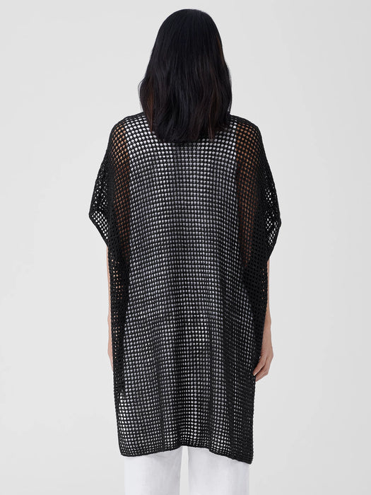 Organic Linen D&eacute;lav&eacute; Long Cardigan