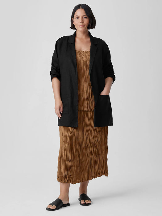 Organic Linen Long Blazer