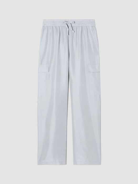 Washed Silk Cargo Pant